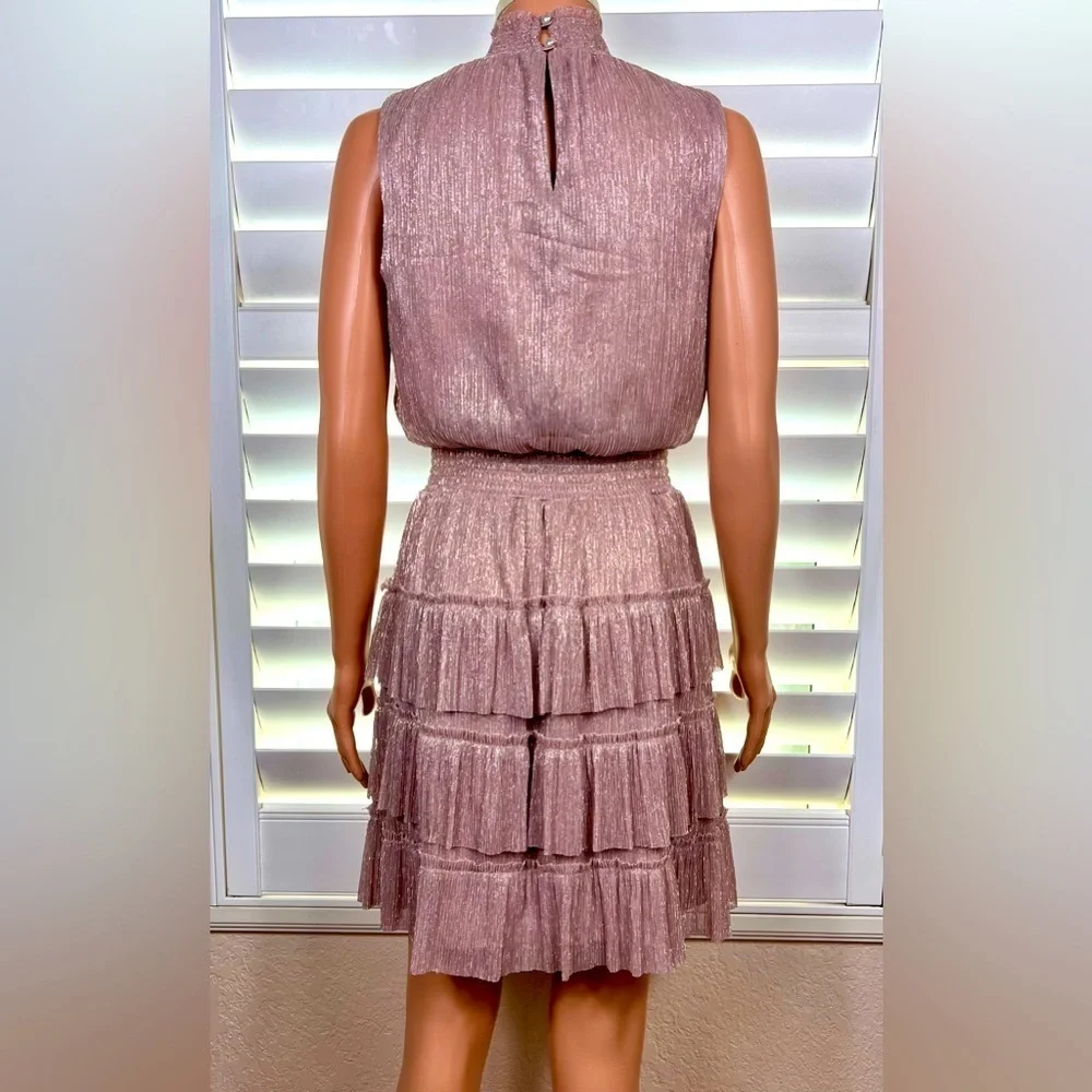 Flirty Tiered Cocktail Dress Sz Small by MSK - Picture 4 of 5